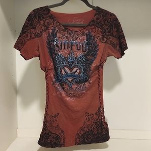 Sinful Rhinestone T-Shirt